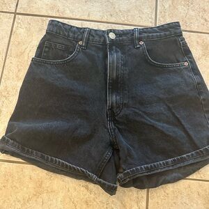 Zara Black Jean Shorts for Women